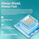 Tablette Android 15 2026 améliorée 10 po tablettes octa-core avec 22 Go + 128 Go + 1 To, double caméra, 8000 mAh, affichage tactile IPS HD 1280x800, support Widevine L1, Wi-Fi 5G, GPS avec couverture de protection - Gris métal