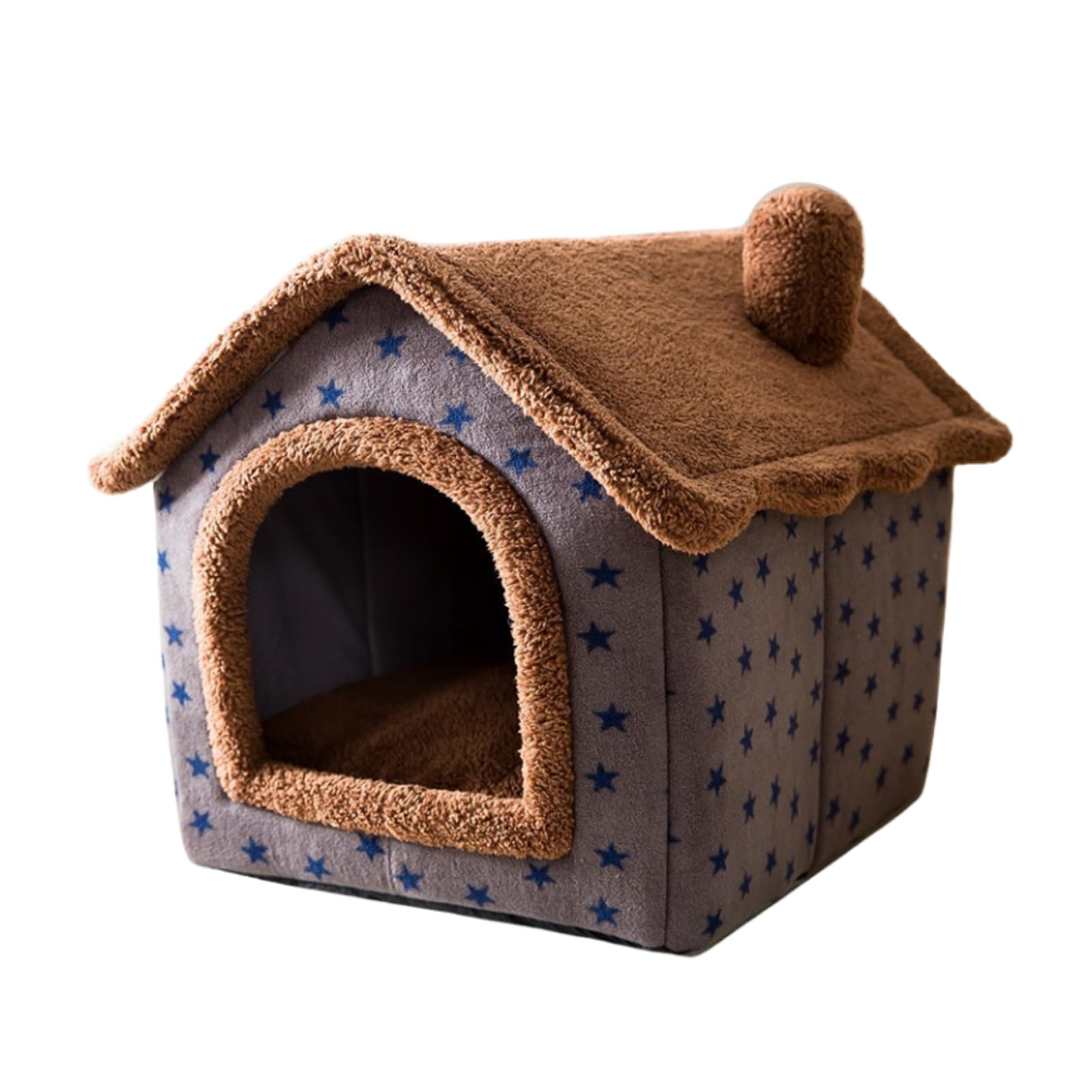 Panier pour chat intérieur de qualité supérieure lit en coton premium indéformable L