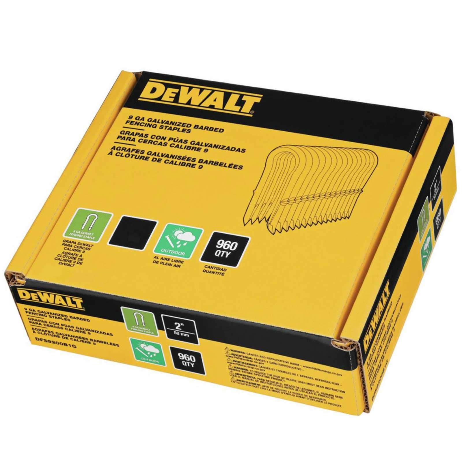 DFS9150B1G 9G G12 Galvanised Staples 40mm (Pack 960)
