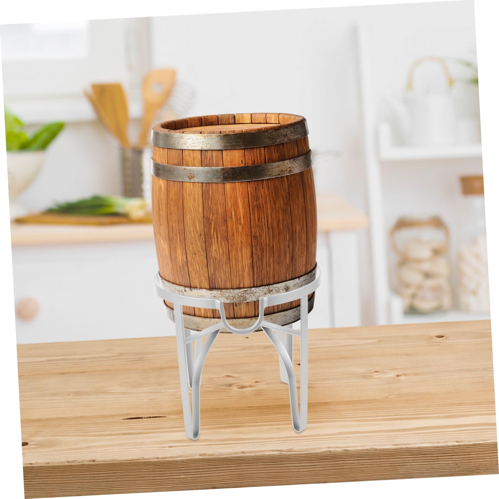 Soporte De Bebidas para Dispensador De Cerveza Soporte Portátil Base para Barril De Estante y para Almacenamiento De Bebidas