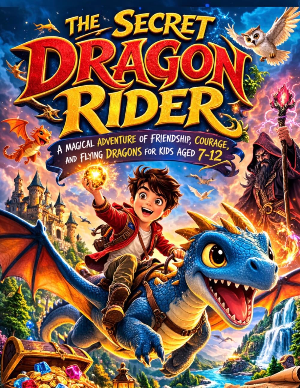 The Secret Dragon Rider: A Magical Adventure of Friendship, Courage, and Flying Dragons for Kids Aged 7–12