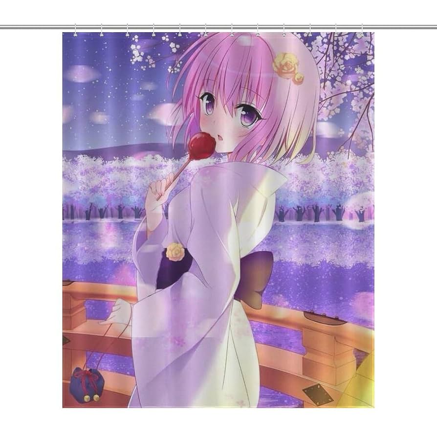 Amazon｜シャワーカーテン かわいい アニメ柄 To LOVEる