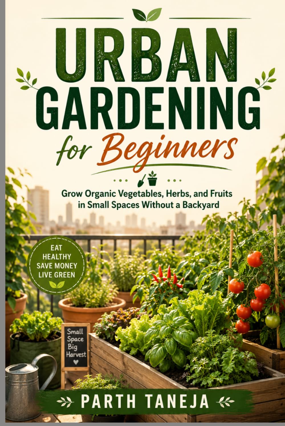 Urban Gardening for Beginners: Grow Organic Vegetables, Herbs, and Fruits in Small Spaces Without a Backyard — A Step-by-Step Guide to Balcony, ... Bed Gardening (HOMEGROWN HARVEST COLLECTION)