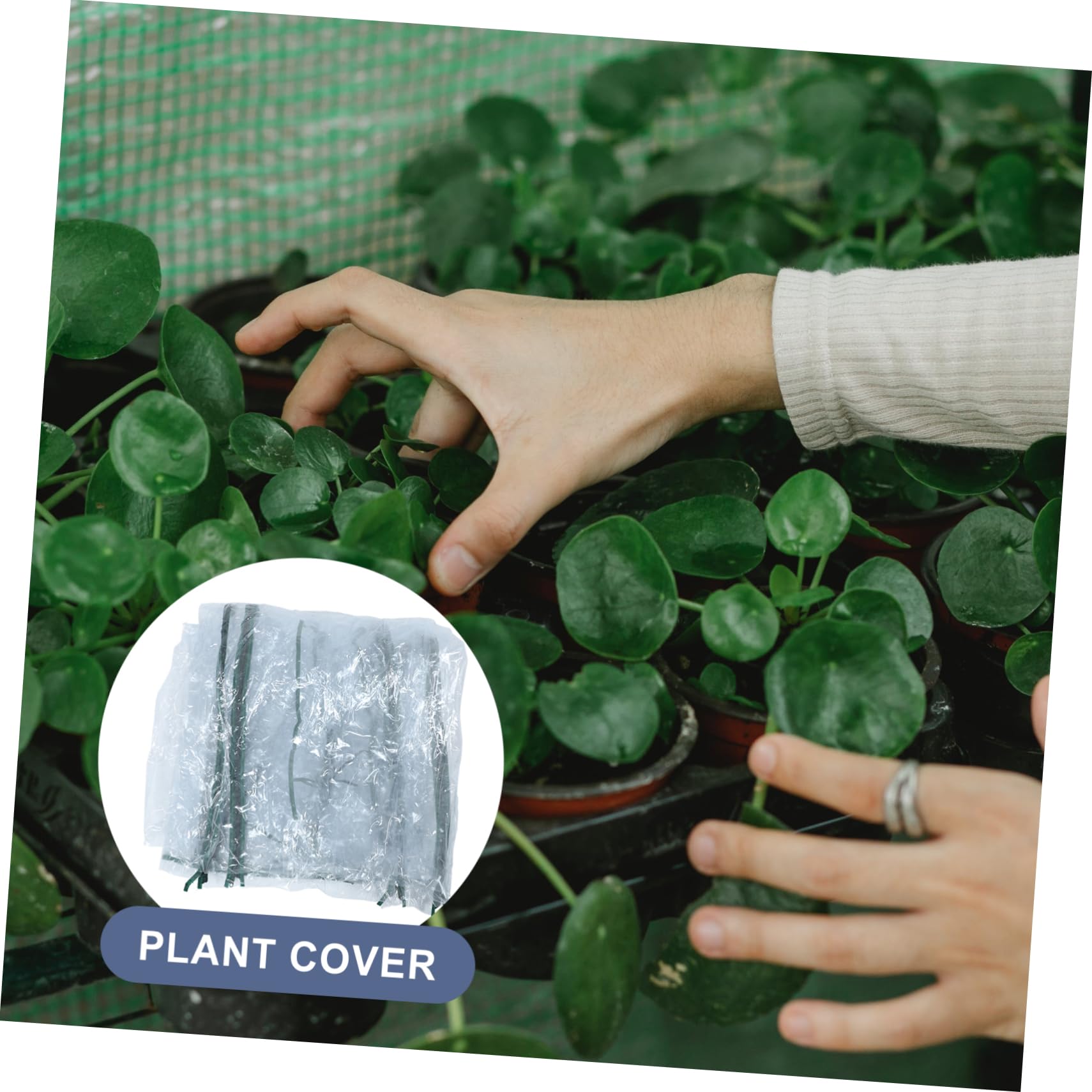 1pièce Housse De Remplacement pour Tunnel De Jardin PVC Froid pour Plantes Et Couverture Et Réutilisable pour sans Cadre