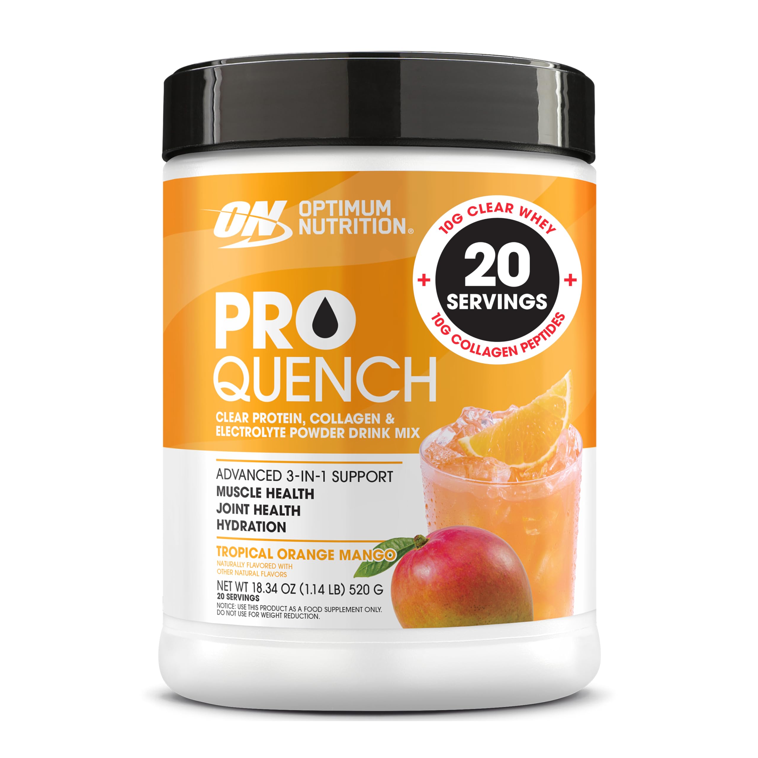 Amazon.com: Optimum Nutrition Pro Quench, 10g Clear Protein, 10g