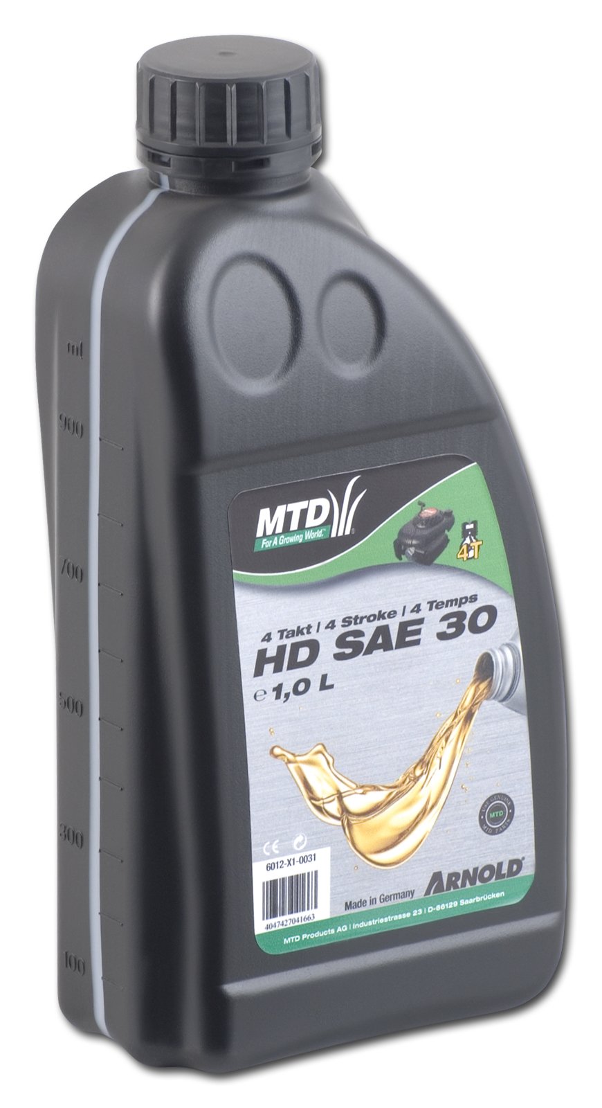 ARNOLD 6012-X1-0031 Original MTD 4-Takt - Sommer-Motorenöl SAE 30 HD, 1 Liter
