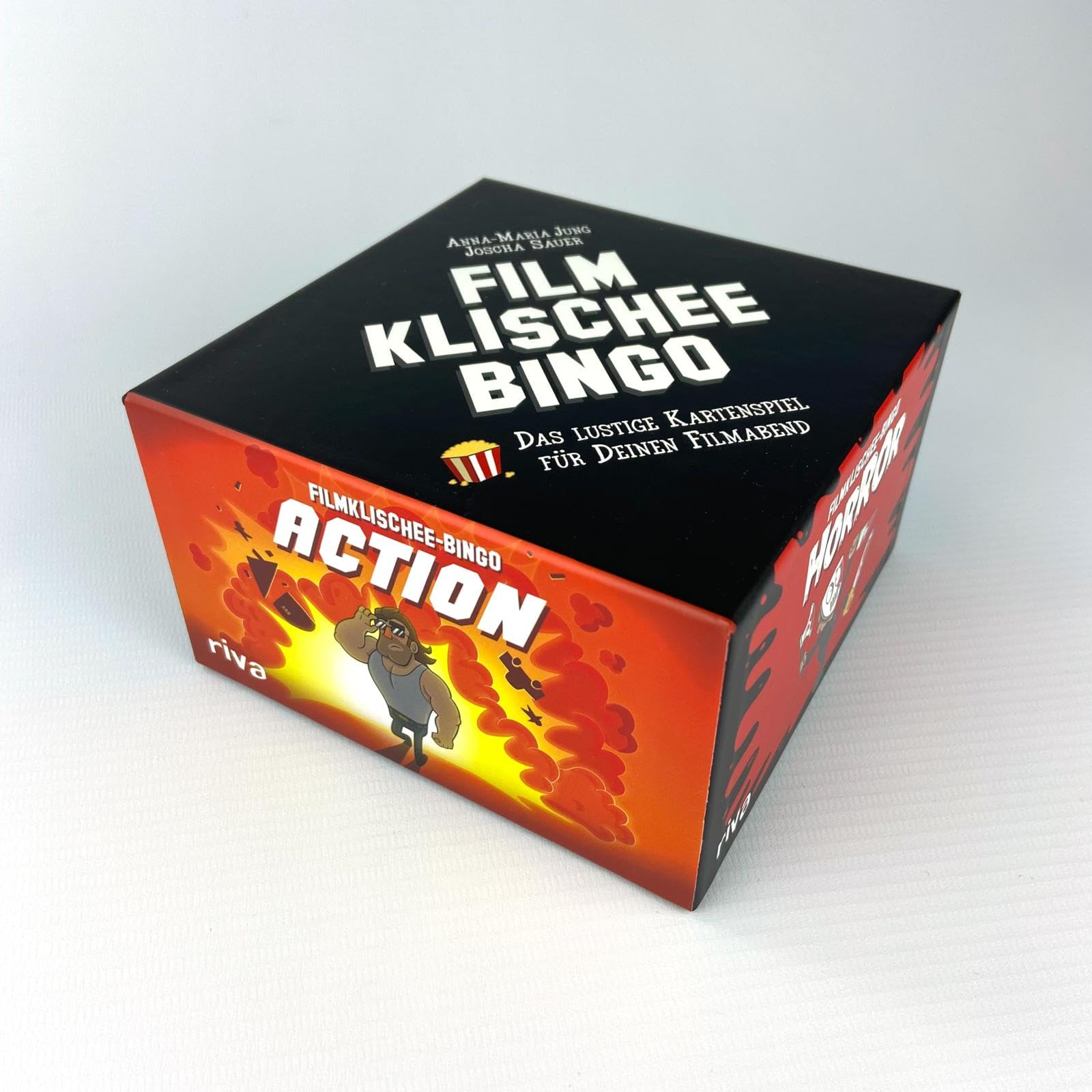 Filmklischee-Bingo: Das lustige Kartenspiel für deinen Filmabend | Gemeinschaftsspiel für Jugendliche und Erwachsene. Das perfekte Geschenk für Filmfans ab 12 Jahren
