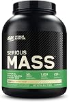 Optimum Nutrition Serious Mass Weight Gainer Protein Powder, High Calorie Mass Gainer with Protein & Carbs, 50g Protein, 1250 cal/serving, Vanilla, 2.72 kg, 8 Servings (packaging may vary)