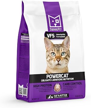 SquarePet - VFS PowercatTM Turkey & Chicken Feline 11lb