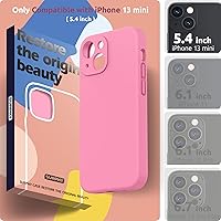 Vista 59 de SURPHY Compatible con iPhone 13 Mini Funda con Protector de Pantalla, (Protección de Cámara y Forro de Microfibra Suave) Funda de Teléfono