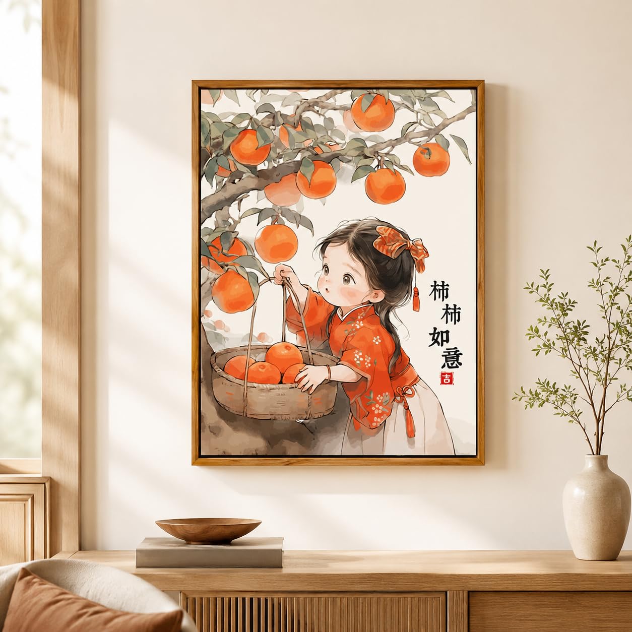 JISADER Modernes Chinesisches Stickset Erwachsene, Full Kit mit vorgedrucktem Muster, 60x75cm Stickgarn & Stickrahmen, Bastelset für entspannte Auszeiten, silk thread
