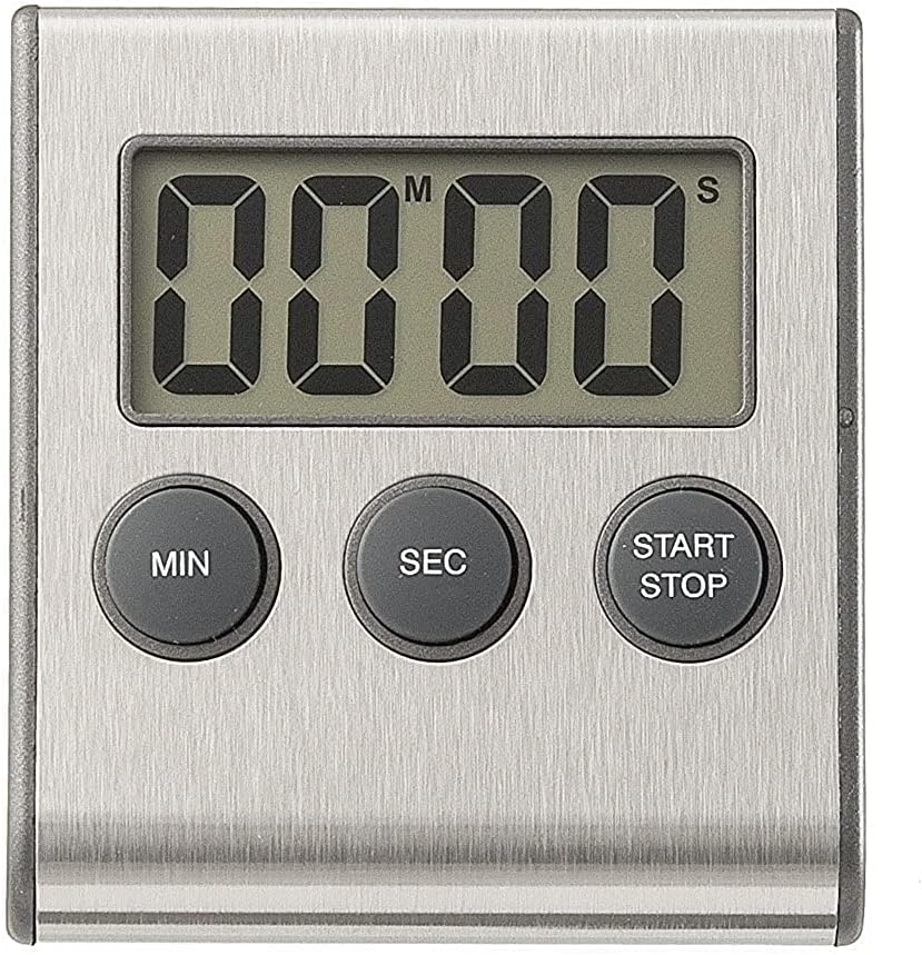 Hema Stainless Steel Digital Kitchen Timer, Black : Buy Online at Best ...
