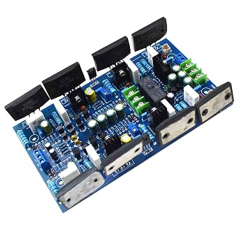 Reland Sun YJ00180 Tube 2SA1494/2SC3858 300W+300W High-Power Dual-Channel Digital Audio Power Amplifier Board