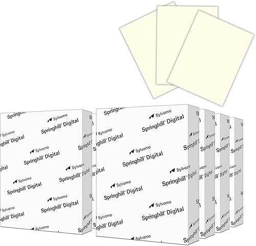 Vista 21 de Springhill Papel de cartulina de color azul de 8.5 x 11 pulgadas, 67 libras Vellum Bristol, 147 gsm, 250 hojas (1 resma) - Cartulina ligera de alta