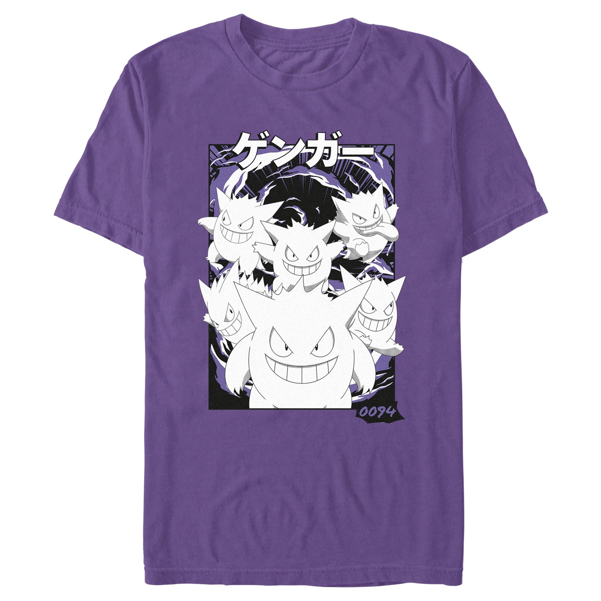 Men's Pokemon Comic Book Gengar 0094 T-Shirt