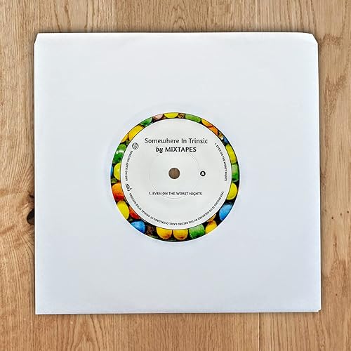 Miniatura 2 de BMC 50 - Fundas interiores de disco de vinilo para 7 pulgadas, 45 RPM EP Fundas de papel blanco para almacenamiento premium Calidad de archivo