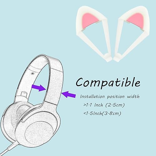 Miniatura 5 de Las orejas de gato que brillan en la noche se adaptan a los auriculares HypreX Cloud  Cloud Stinger  Cloud Flight (Cloud Stinger) de ajuste