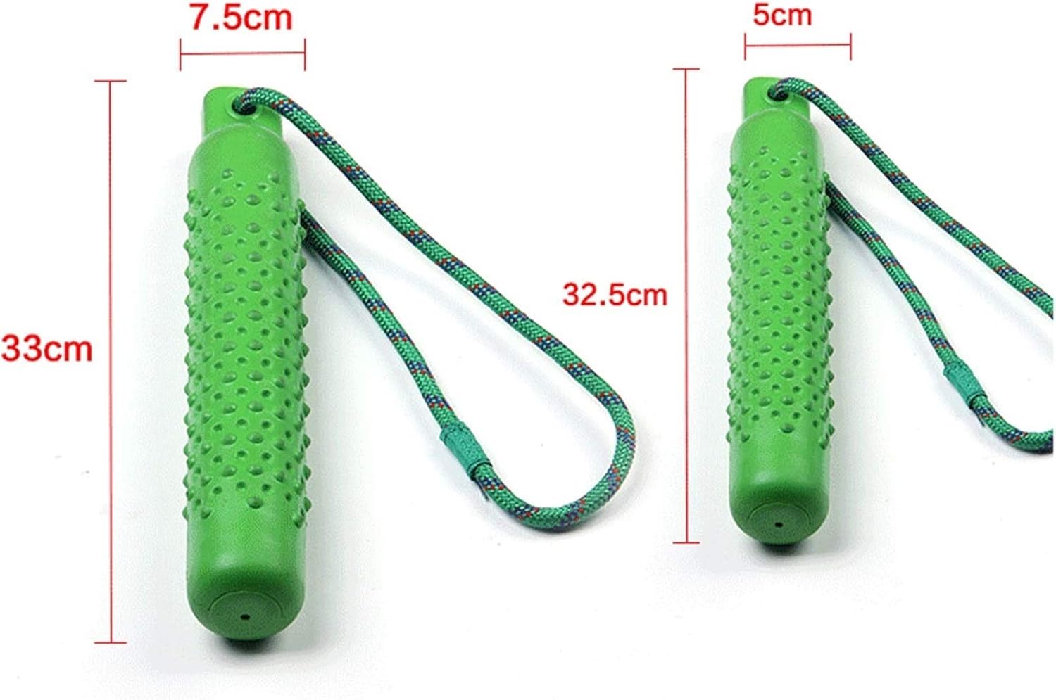 Dog Collar Pet Dog Toy Bite Training Vocal Stick Medium and Large Dog Pet Toy Training Interactive Chewing Stick Pet Leash (L)