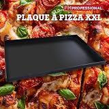 FM Professional 8714 Plaque à pizza rectangulaire en email, plaque four, plaque à pâtisserie résistante 400°C 60 x 40 cm - 2