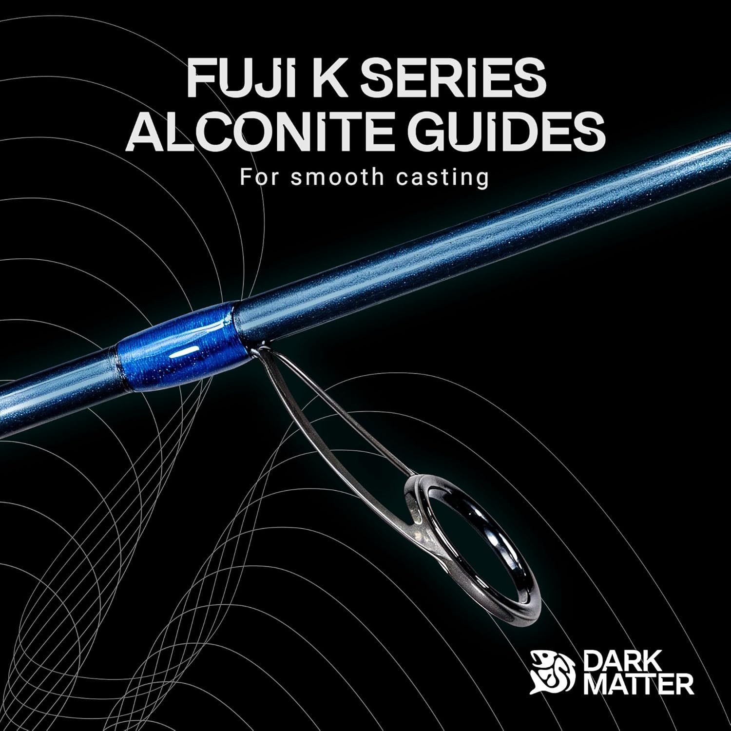 Dark Matter Inshore Spinning Rod - Ultralight Dark Matter Fishing Rod, Light Spinning Rod for Inshore Fishing, Fishing Pole for Saltwater, Durable Fishing Rod - Psychedelic Rod (7'0" Power MH)