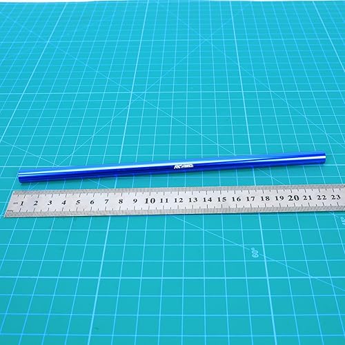 Miniatura 5 de RCAWD Eje de transmisión central de aleación de aluminio de 8.937in para Arrma 4s Kraton 1-10, azul oscuro