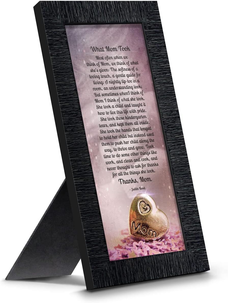 Crossroads Home Décor What Mom Took, Mother Gifts, Picture Frame For Mom, 7352CH