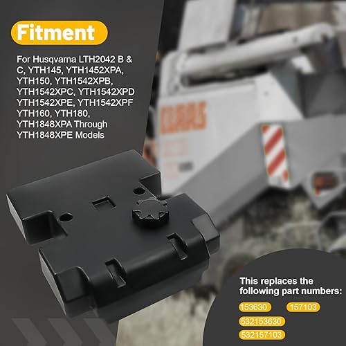 Miniatura 4 de Se adapta a Craftsman Husqvarna cortacésped patio jardín tractor tanque de combustible de gasolina 532157103 532153630