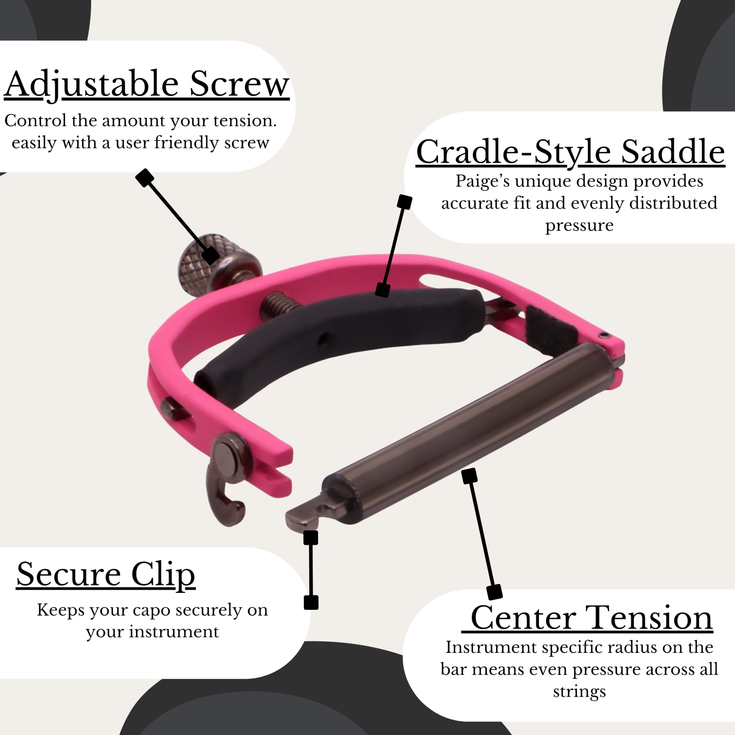 Cejilla para guitarra acústica de 6 cuerdas, cejilla de alta calidad para acústica, cejilla de fácil ajuste para guitarra de 6 cuerdas, diseño ultrafino, sin zumbidos, cejilla de guitarra ideal para