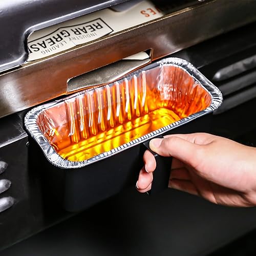 Vista 111 de Uniflasy Bandeja de grasa 69804 con bandeja de captura 67047 para parrillas de gas Weber Spirit serie 300, Spirit E310 E320 E330 S310 S320 S330