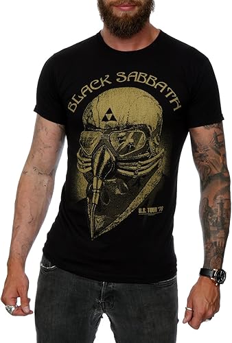 Miniatura 4 de Black Sabbath - Camiseta para hombre, diseño de Us Tour 78, color negro