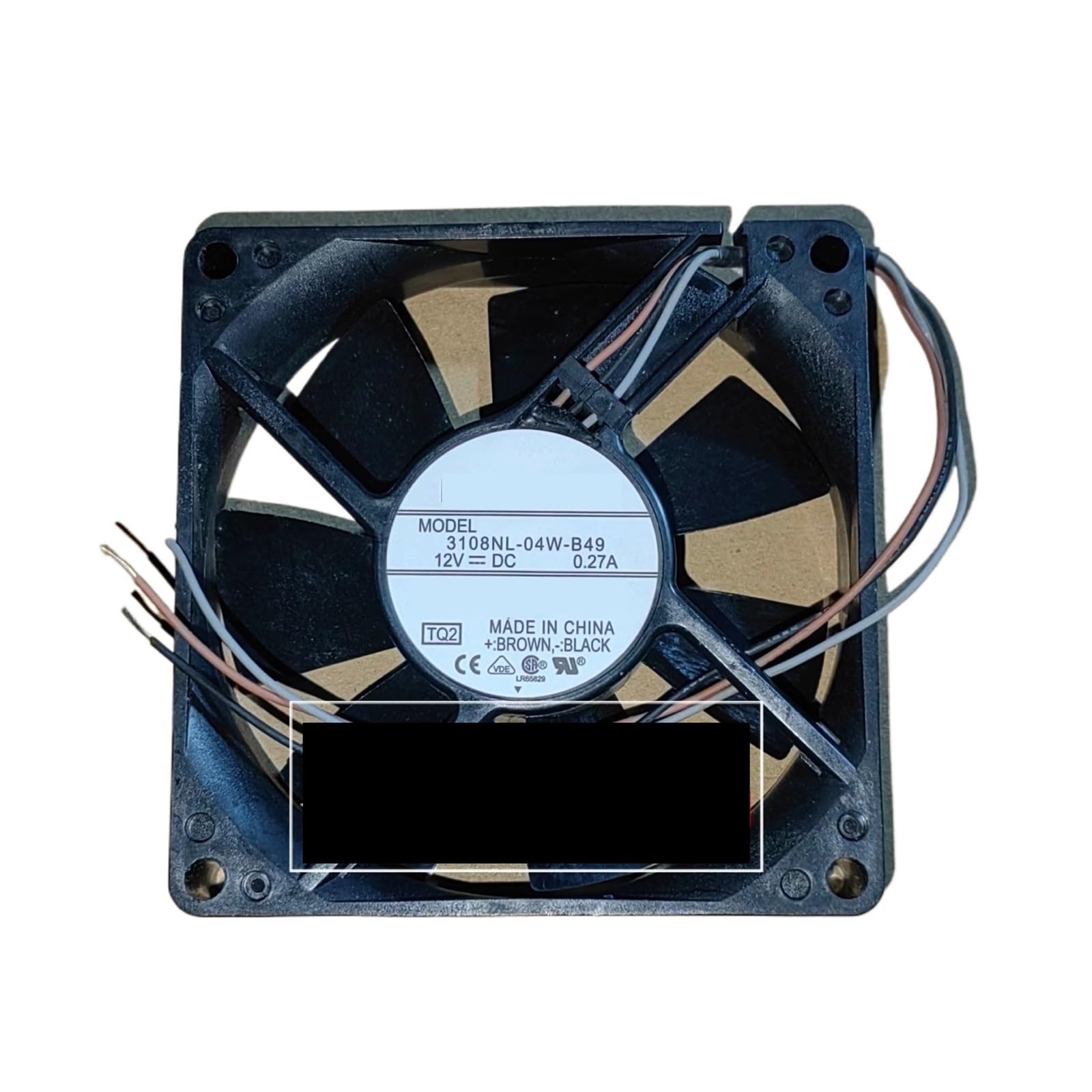 UWUKCJOKQ 3108NL-04W-B49 12V 0.27A 8020 Three Wire Cooling Fan
