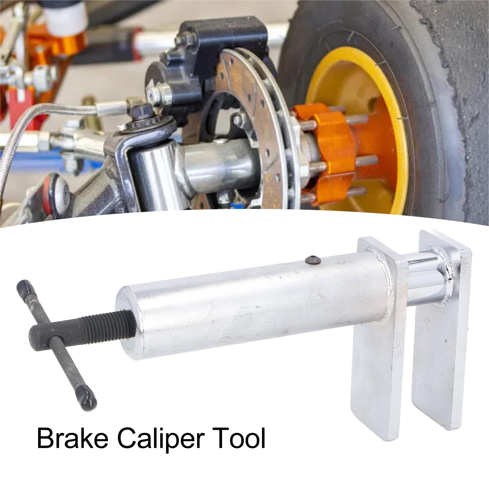 Fafeicy Brake Pad Spreader Tool, Universal Brake Caliper Piston Compression with Easy for Multi Piston Brake Pad