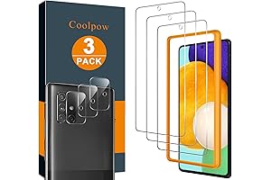 Highly Durable Samsung Galaxy A71 Screen Protectors with 3-Pack and Easy Installation