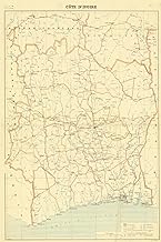 Cote d'Ivoire - Ivory Coast Map Journal: Vintage Map Notebook