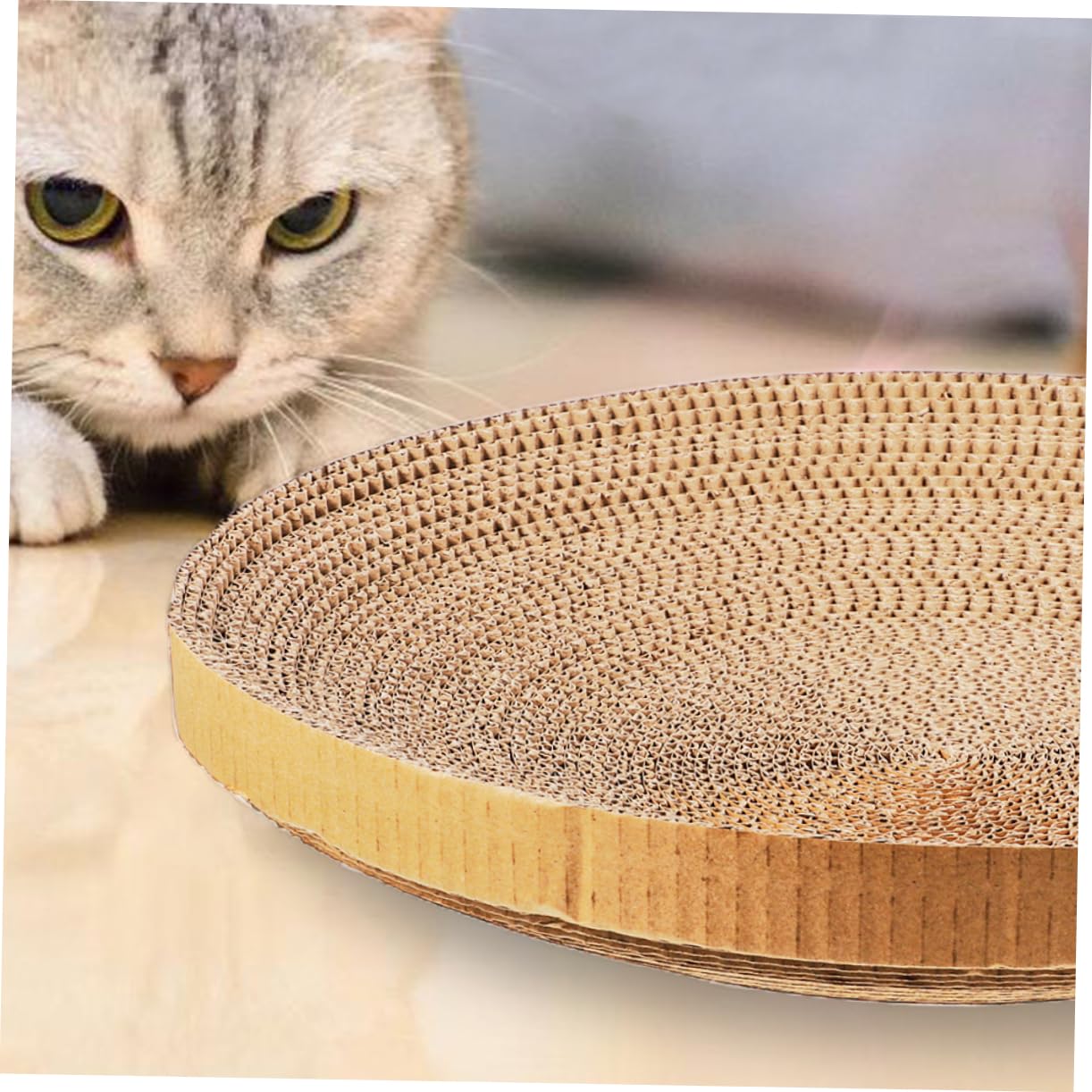 BESPORTBLE 3piezas Almohadillas De Rascado De Repuesto para Gatos De Cartón Corrugado Reciclado Resistentes Al Desgaste para Habitación