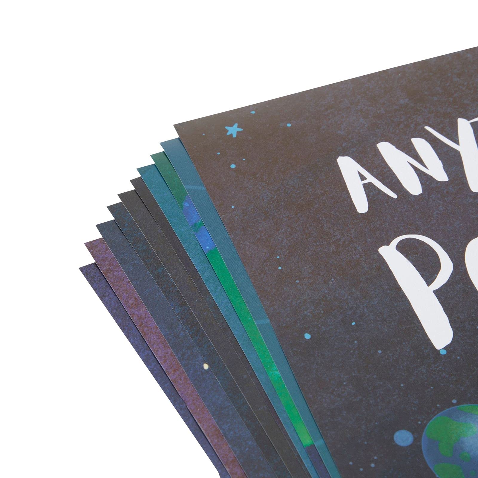 Bright Creations 12 Pack Outer Space Posters for Classroom Decor, Kid's Room Decorations, Inspirational Quotes, and Galaxy-Themed Motivational Prints (11 x 17 Inch) - Image 6