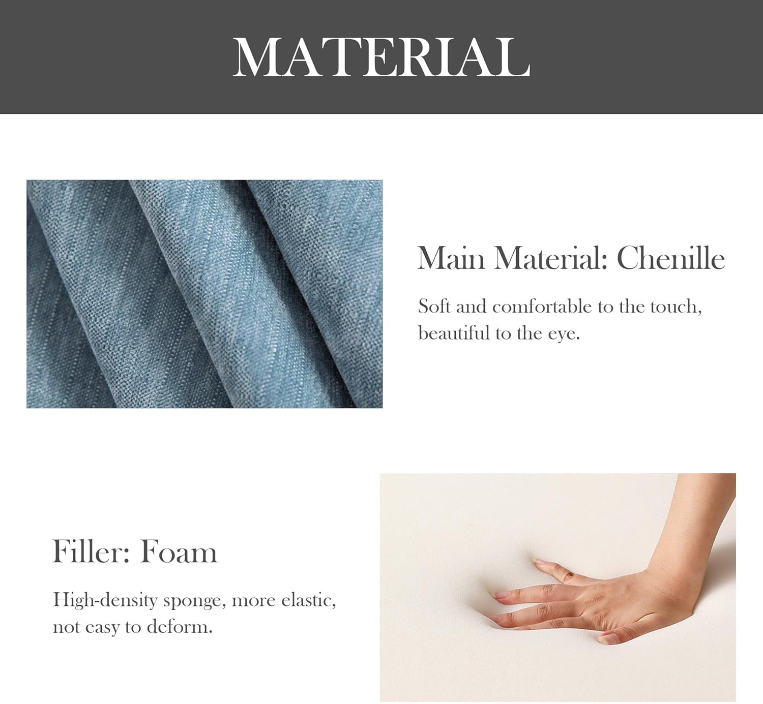 Aoiy & Wifon 29.5''W Swivel Accent Chair, Comfy Modern Square Arm Chair with Hidden Storage for Living Room/Bedroom/Office, Chenille, Blue