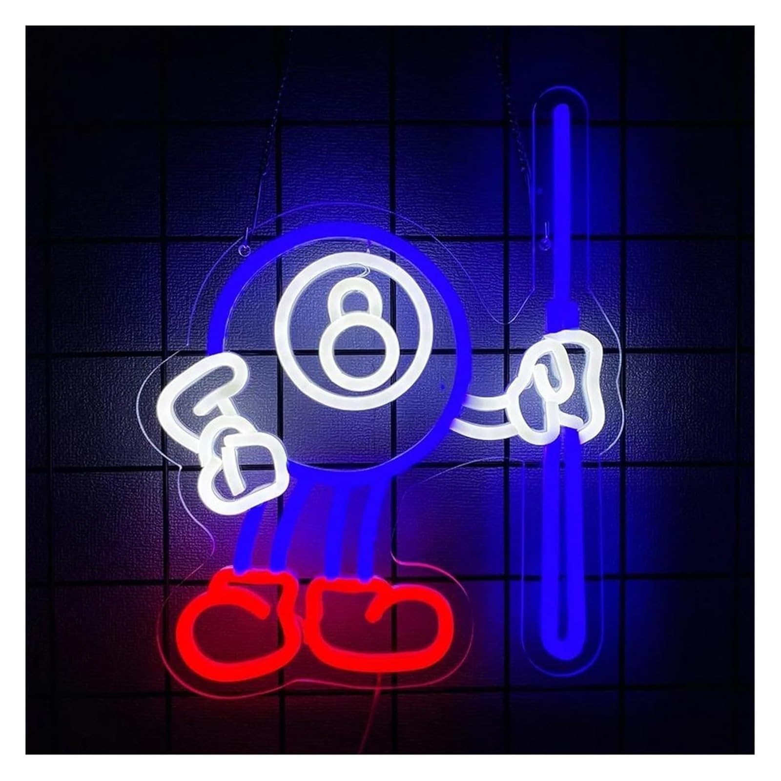 Aextroi neon Lights Sign Neon Light Decoration Billiards for neon Led Signs Billiard Business Room Decor for Lovers 35cmх28cm