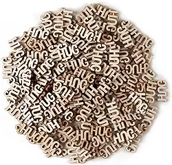 Abraços de madeira 200 peças saco de abraço para dar DIY pote de abraços mini engraçado madeira inacabada abraço letras pequeno presente para aniversário, Natal, Dia dos Namorados, Dia de Ação de