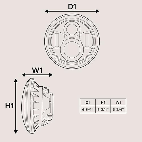 Miniatura 7 de Faro LED CREE de 7 pulgadas para Harley Davidson acabado negro Halo DRL 4500 lúmenes H4 convertidores Plug and Play bus CAN Touring Dyna Electra