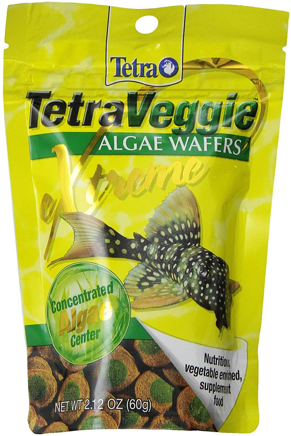Algae Wafers Extreme Fish Food [Set of 2] Size: 2.12 oz.