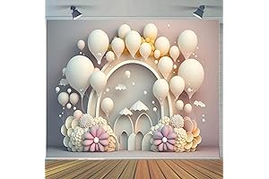 Girl's Cake Smash Decorations: Enchanting Backdrop for Unforgettable Celebrations