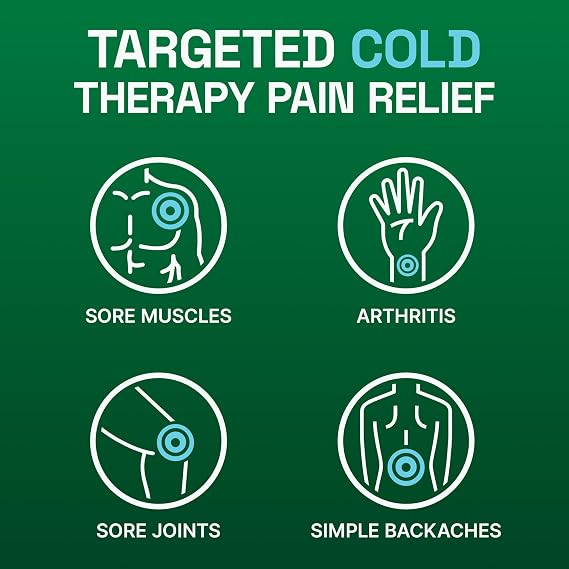 Biofreeze Dry Stick, Mess-Free Relief for Neck, Shoulder, Knee, Hip, Hand & Joint, Cooling Menthol Pain Relief Stick, 100+ Uses
