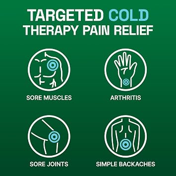 Biofreeze Dry Stick, Mess-Free Relief for Neck, Shoulder, Knee, Hip, Hand & Joint, Cooling Menthol Pain Relief Stick, 100+ Uses