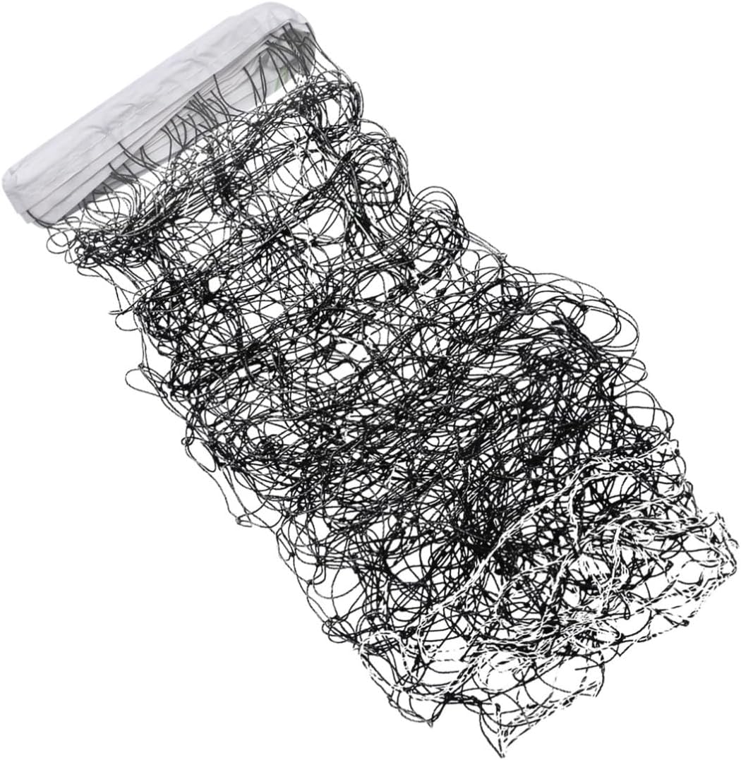 Standard Volleyball Net Replacement Practice Training PE Black | Match and Training Use, Lightweight Foldable Design, Single Unit, Easy to Carry, for Volleyball Courts