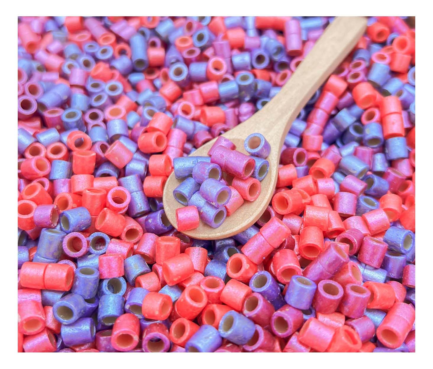 4 Cups of Valentine's Day Ditalini Pasta Sensory Bin Filler for Sensory Table