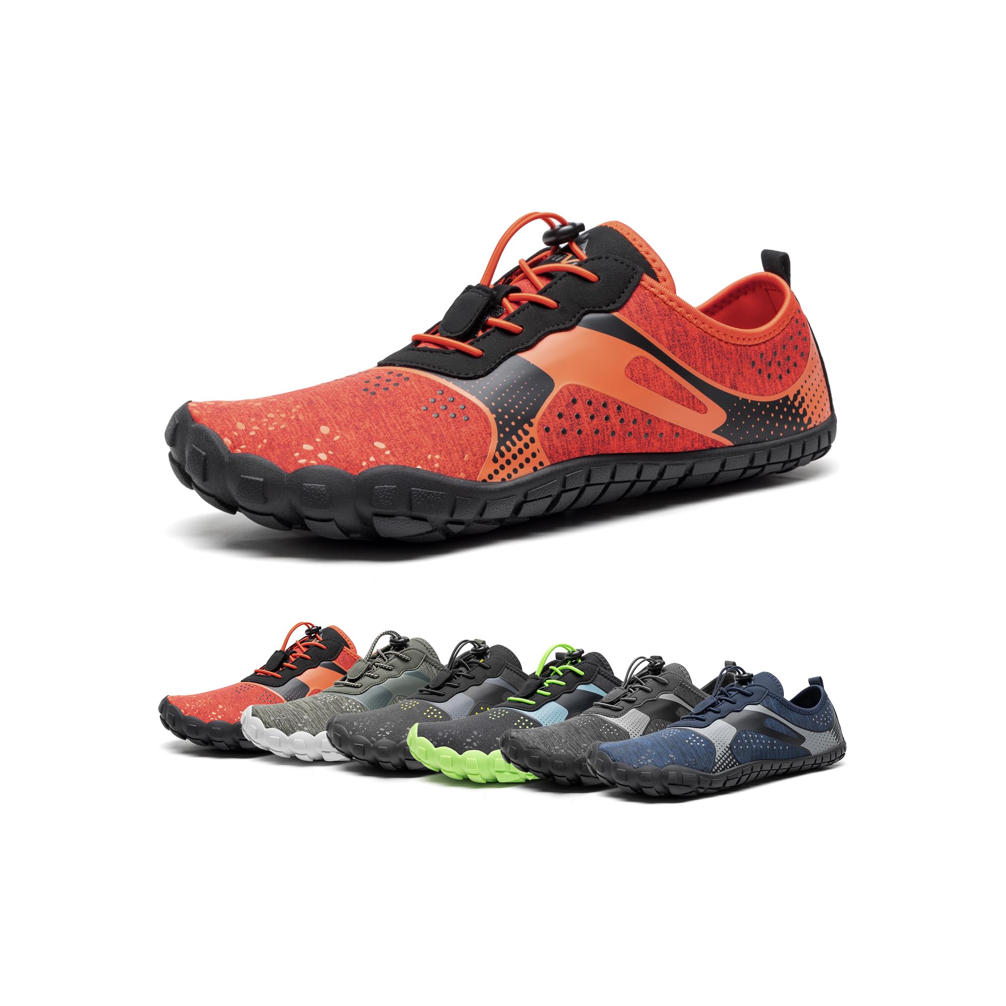 NORTIV 8 Men's Water Shoes Barefoot Athletic Lightweight Sports Aqua Shoes Outdoor Swim Fishing Hiking Diving Surf Walking Water Shoe TREKMAN