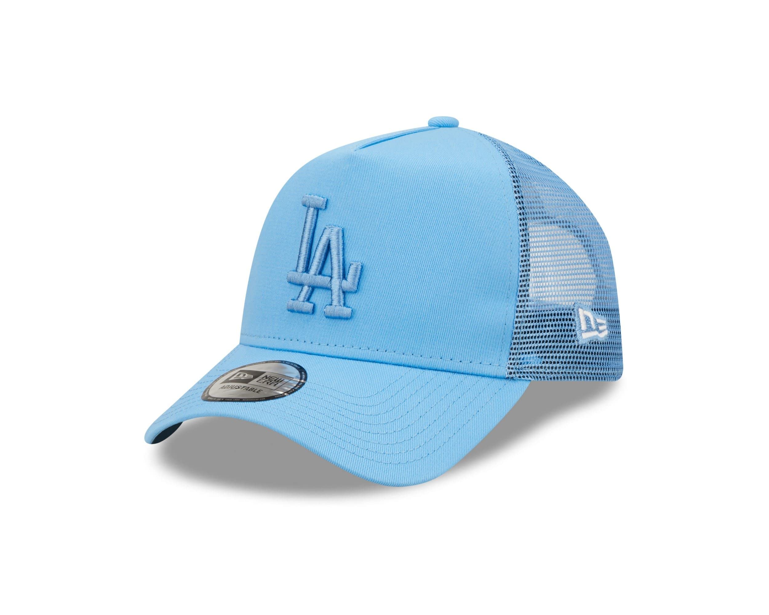 New Era Los Angeles Dodgers Türkis Fan Kappe Baseball A-Frame verstellbart Trucker Cap - One-Size