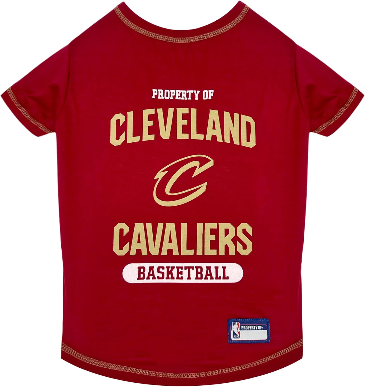 Pets First NBA Licensed Hoodies & T-Shirt for Dogs & Cats, Clevel& Cavaliers, Extra Large