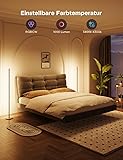 Govee 2 Pack RGBIC LED Floor Lamp, WiFi Dimmable, Alexa/Google Assistant Compatible, 16 Million Colours, Scene/Music/DIY Modes, Black, Metal, Modern/Contemporary Style, Living Room - 3